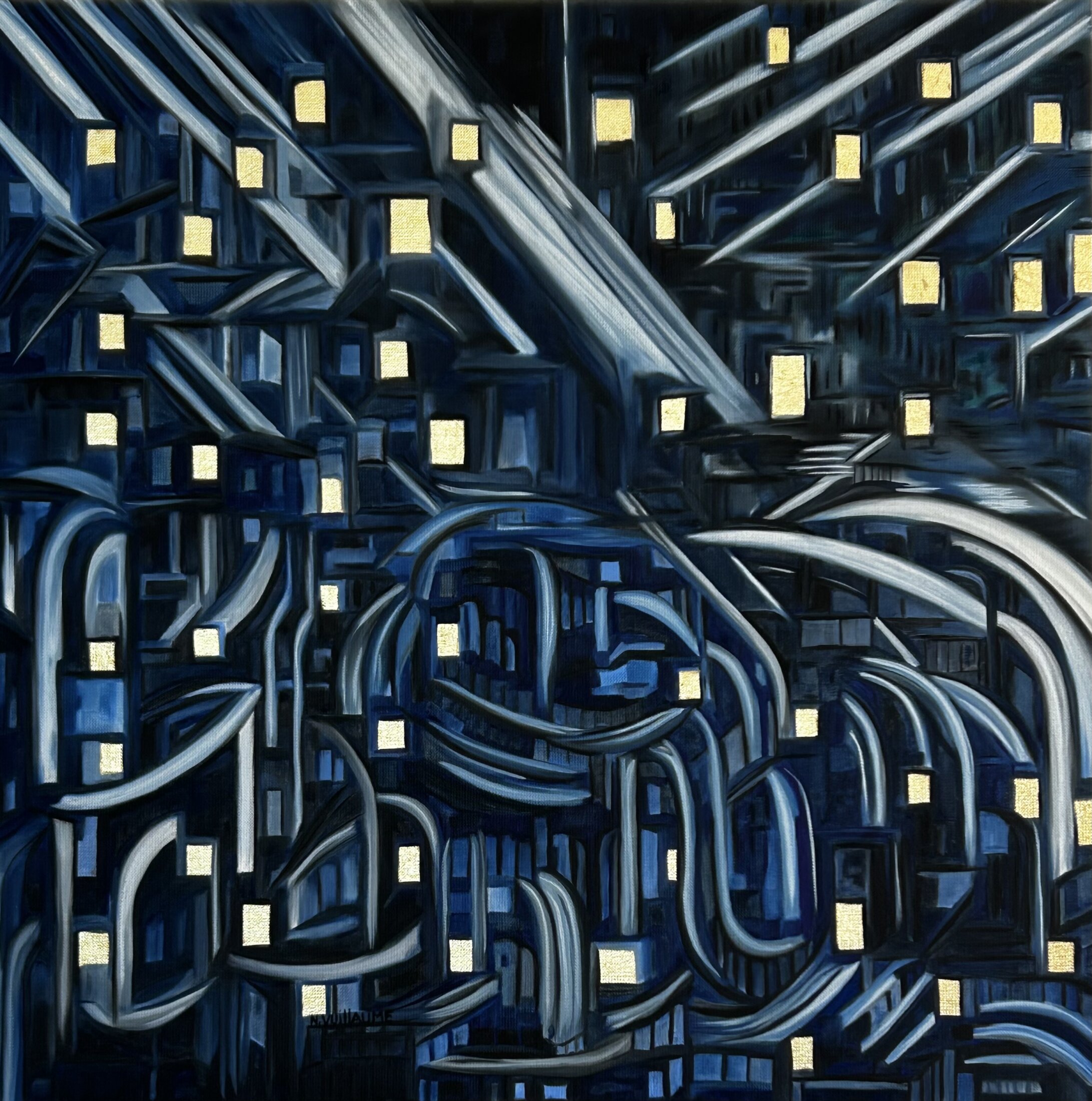 Bajo el pincel de la artista Nadia Vuillaume, es el agua la que habla: fluido primigenio y musa inasible, encarna la vida, la memoria y la dualidad del mundo.