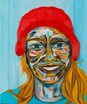 Este enfoque del retrato de la pintora contemporánea Nadia Vuillaume destaca la complejidad psicológica de su modelo.